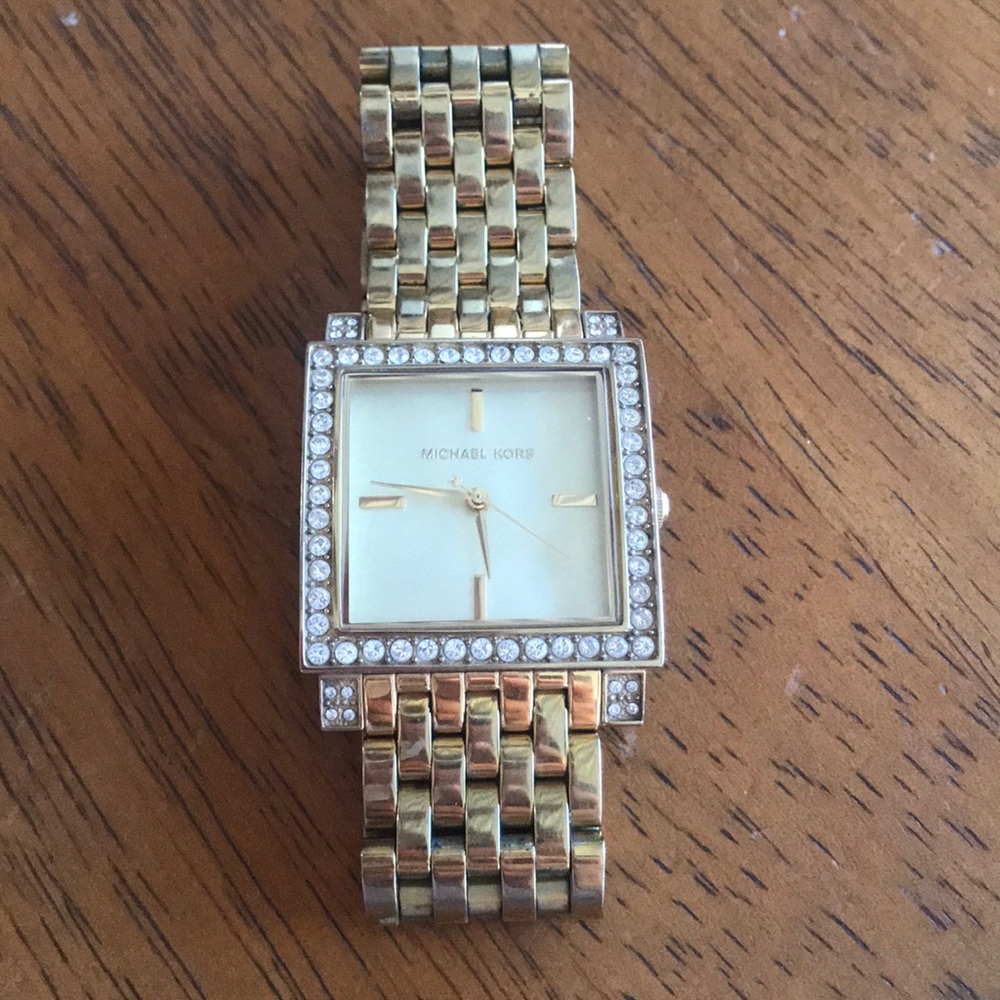 Michael kors gold tone women’s watch